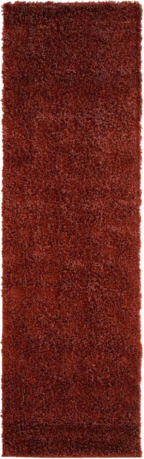 Detail image of 2' x 7' Solid Shag Runner Rug