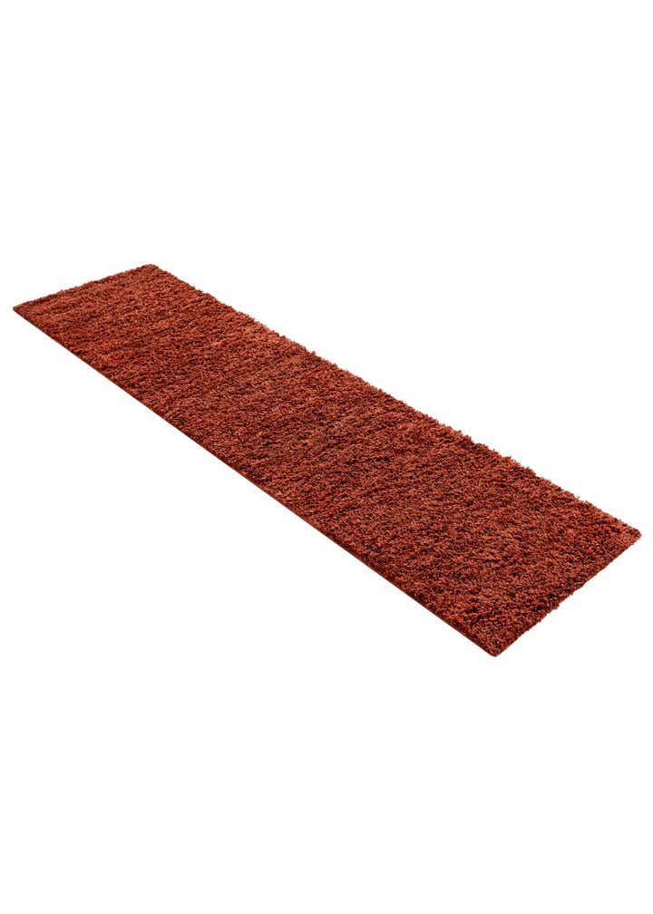 2' x 8' Solid Shag Runner Rug