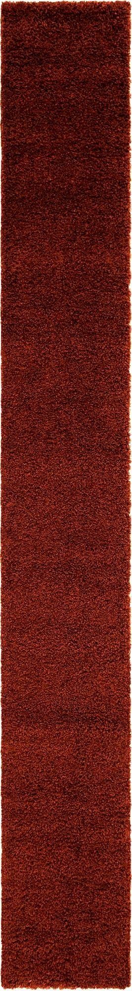 2' 7 x 10' Solid Shag Runner Rug