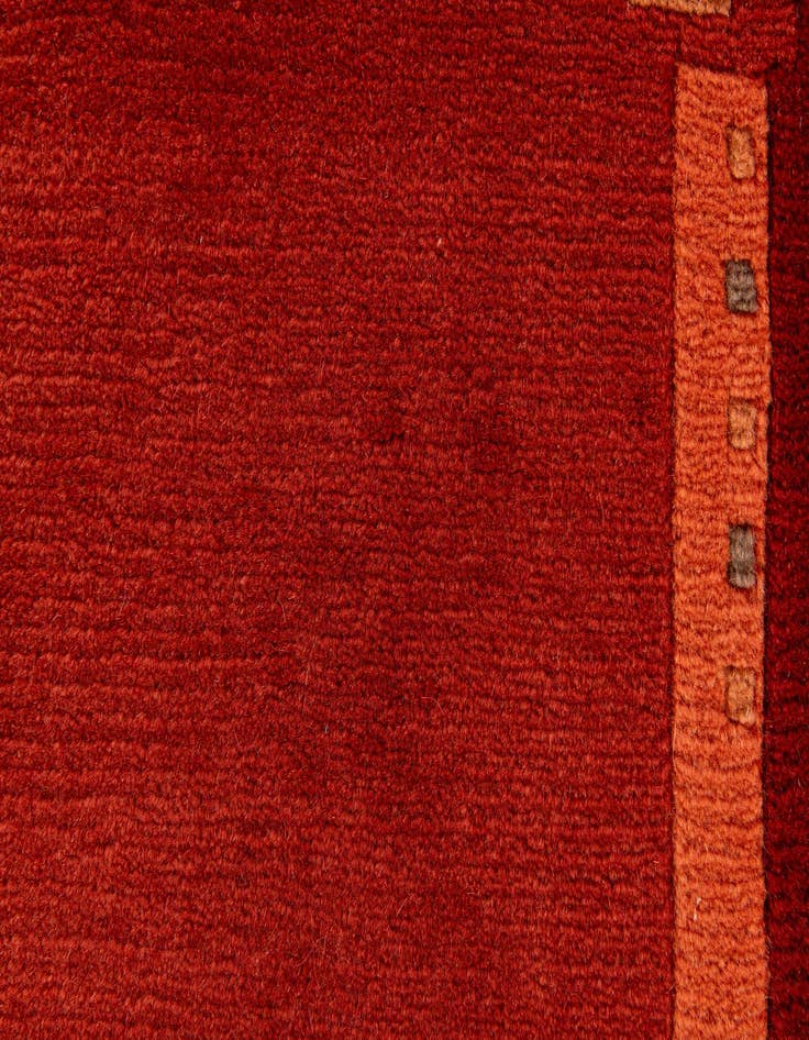 Detail image of 2' 7 x 6' 6 Hand Knotted Tibet Wool Runner Rug