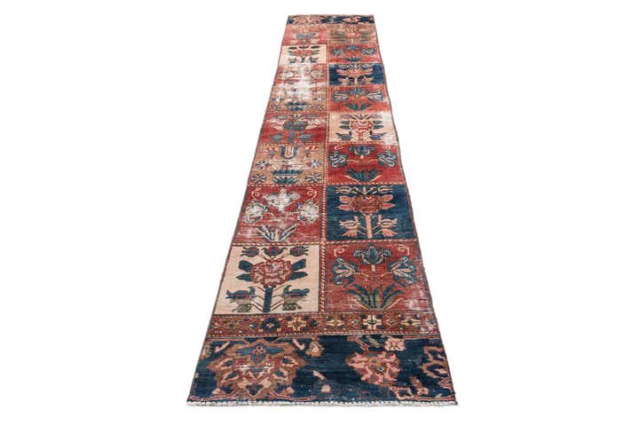 2' 8 x 12' Hand Knotted Ultra Vintage Persian Wool Runner Rug