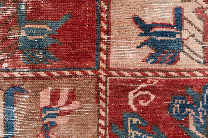 2' 8 x 12' Hand Knotted Ultra Vintage Persian Wool Runner Rug