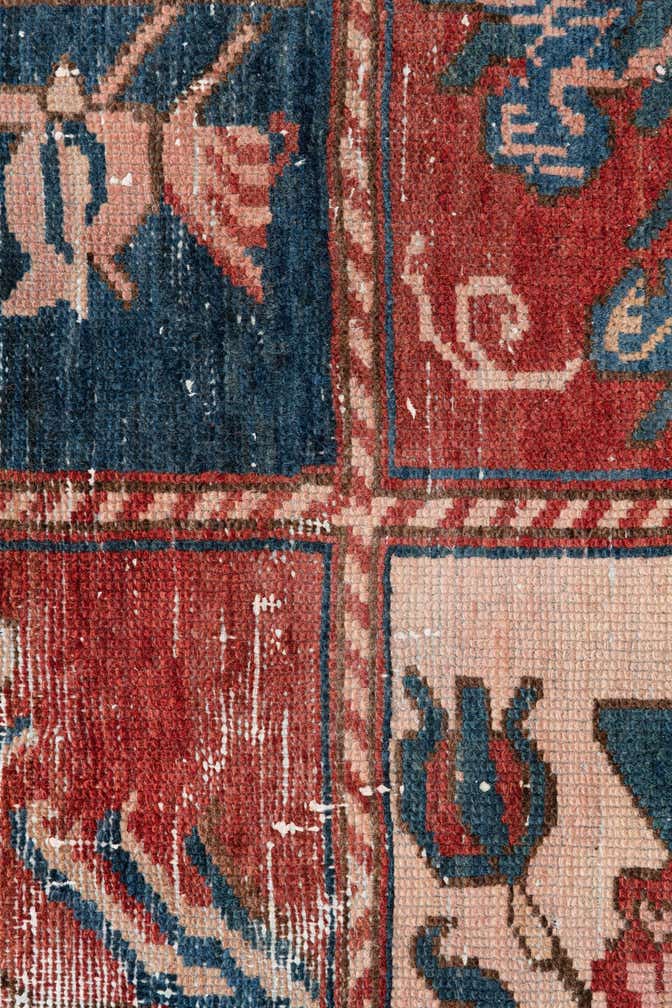 2' 8 x 12' Hand Knotted Ultra Vintage Persian Wool Runner Rug