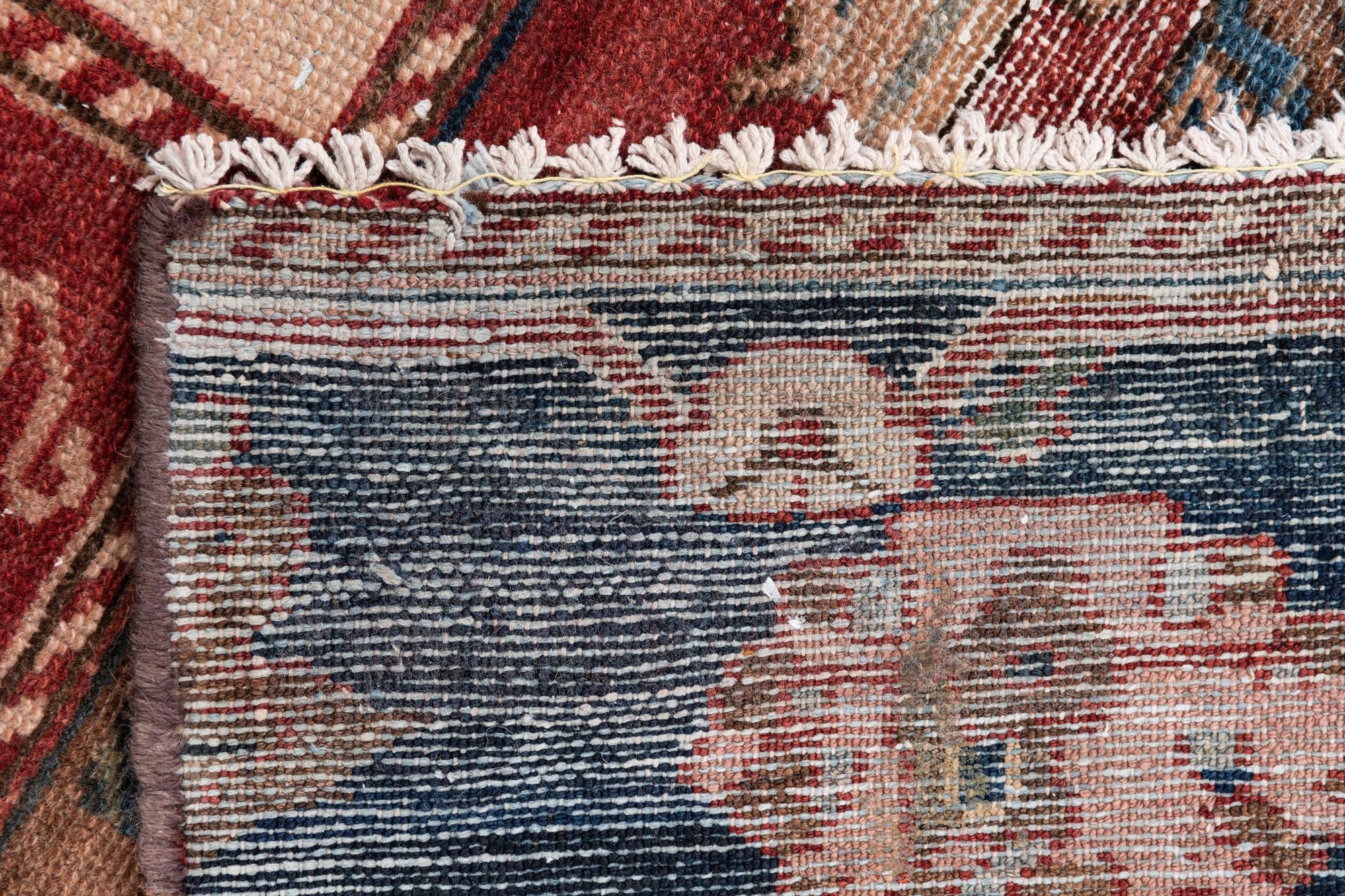80cm x 365cm Hand Knotted Ultra Vintage Persian Wool Runner Rug