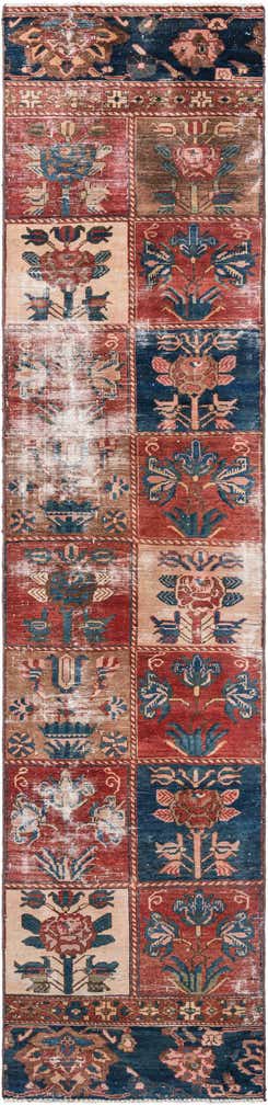 2' 8 x 12' Hand Knotted Ultra Vintage Persian Wool Runner Rug