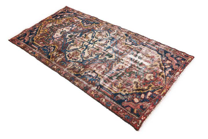 3' x 6' Hand Knotted Ultra Vintage Persian Wool Runner Rug
