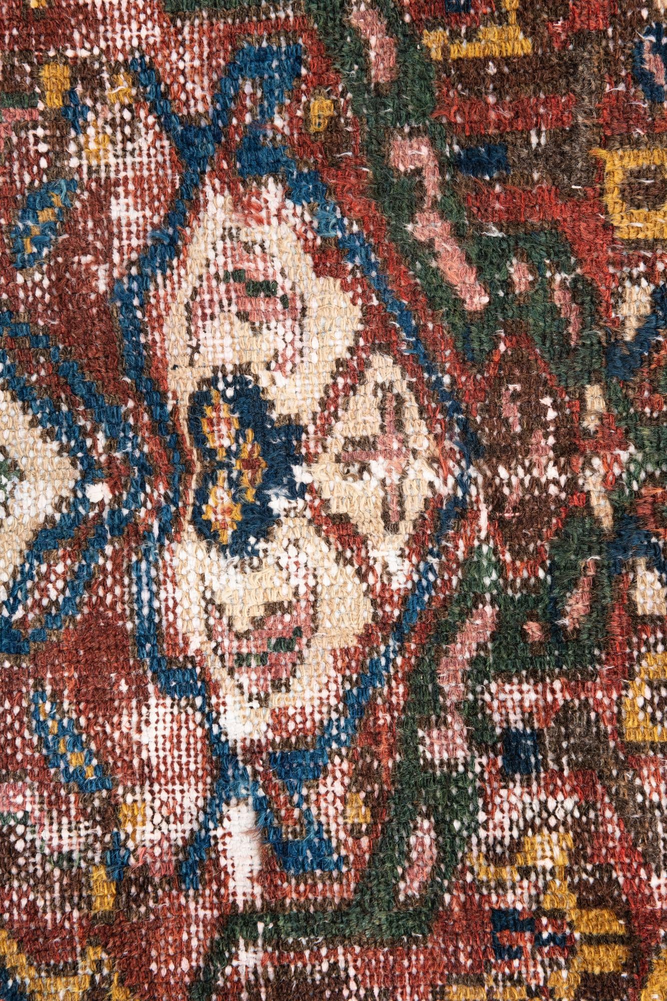 3' x 6' Hand Knotted Ultra Vintage Persian Wool Runner Rug
