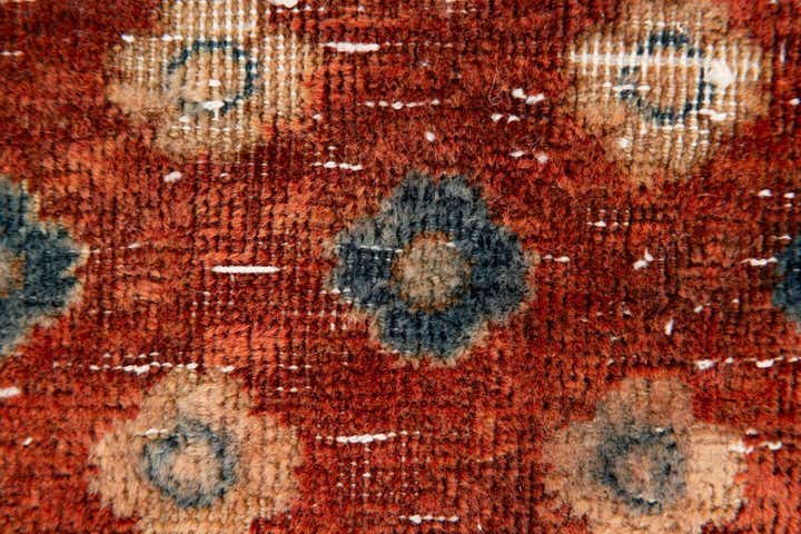 3' 4 x 9' 5 Hand Knotted Ultra Vintage Persian Wool Runner Rug