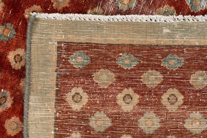 3' 4 x 9' 5 Hand Knotted Ultra Vintage Persian Wool Runner Rug