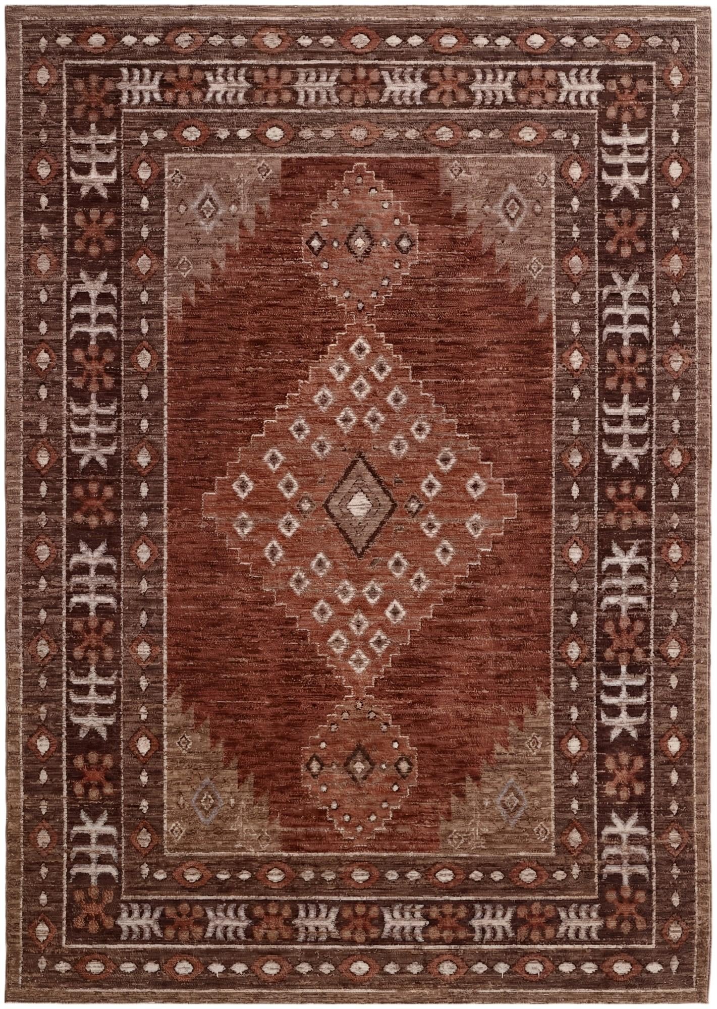 Terracotta Rust Red Grand Tradition Rug