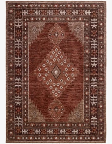 Terracotta Rust Red Grand Tradition Rug