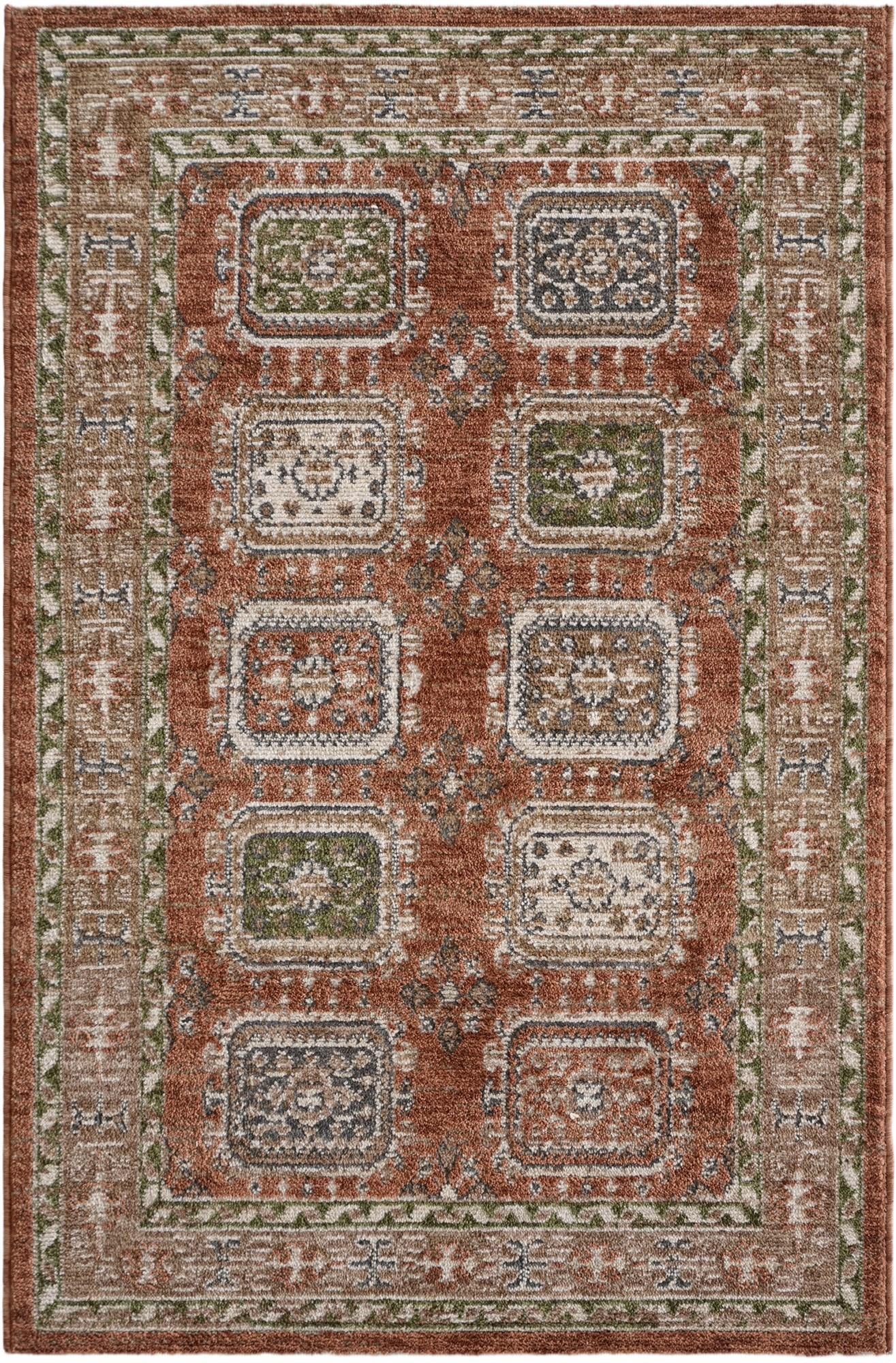 Terracotta Rust Red Grand Tradition Rug