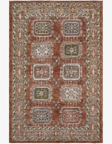 Terracotta Rust Red Grand Tradition Rug