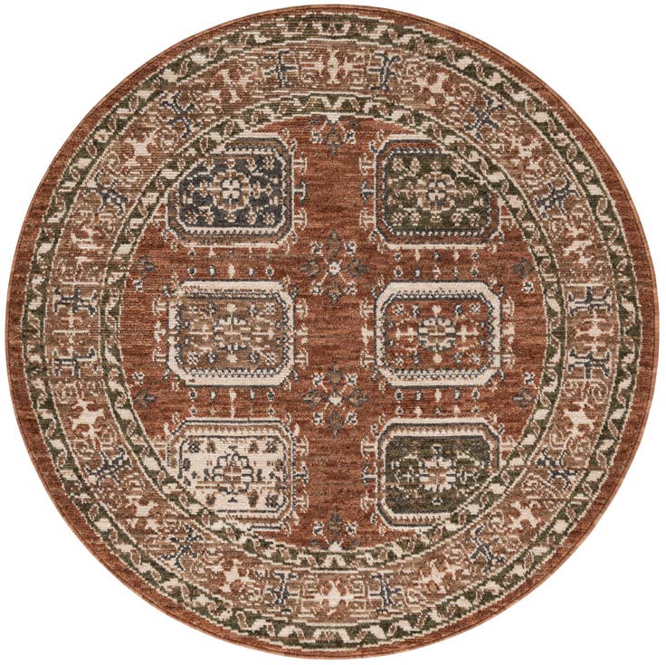 Detail image of 5' x 5' Grand Tradition Round Rug