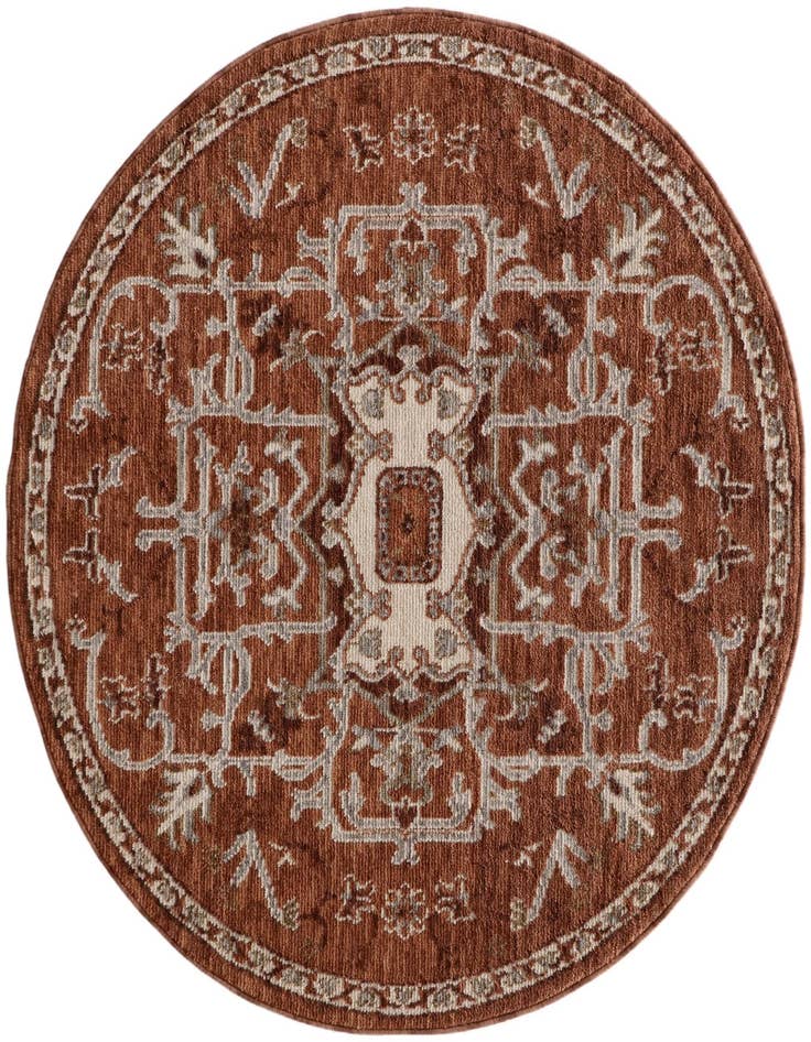 Detail image of 5' x 5' Grand Tradition Round Rug
