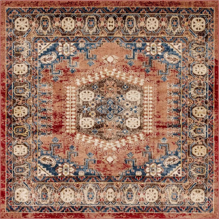 Detailansicht von 215cm x 215cm Arcadia Quadrat Teppich