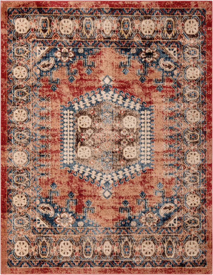 Detail image of 7' 10 x 7' 10 Arcadia Square Rug