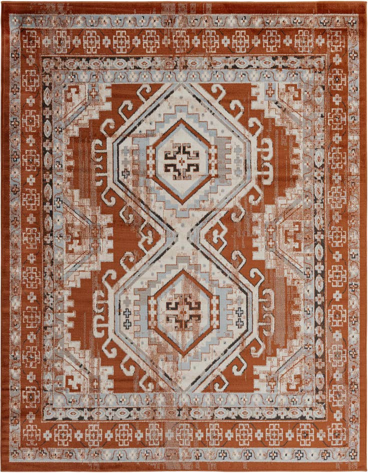 Detail image of 7' 10 x 7' 10 Charlotte Square Rug