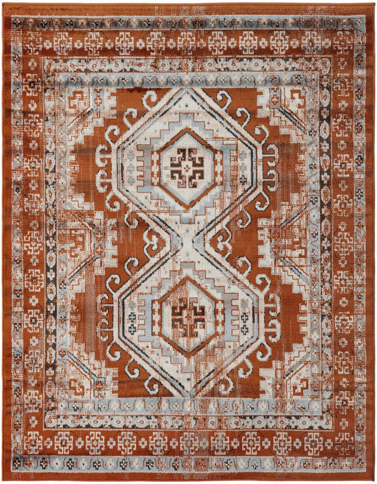 Detail image of 5' 3 x 5' 3 Charlotte Square Rug