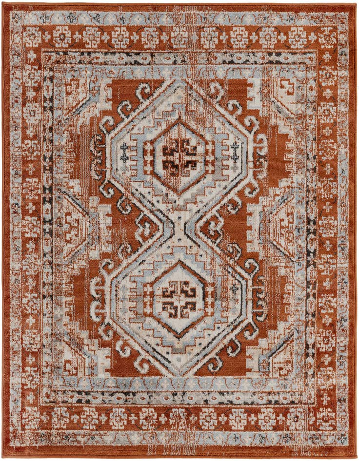 Detail image of 4' x 4' Charlotte Square Rug