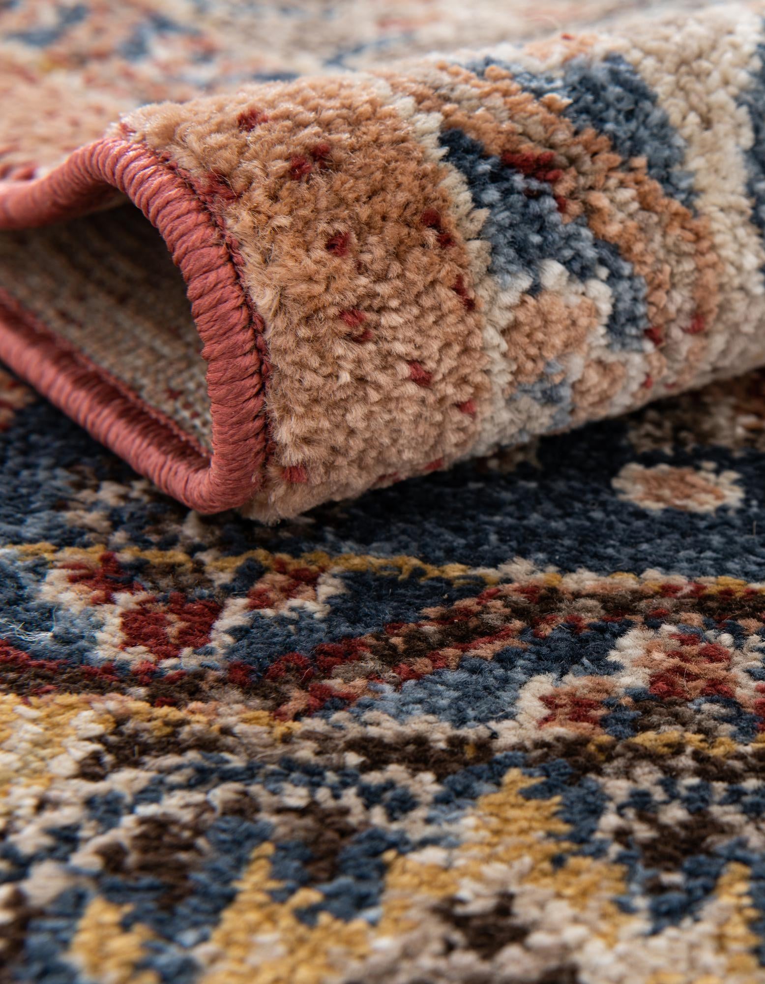Terracotta 7' x 7' Eden Square Rug | Rugs.com
