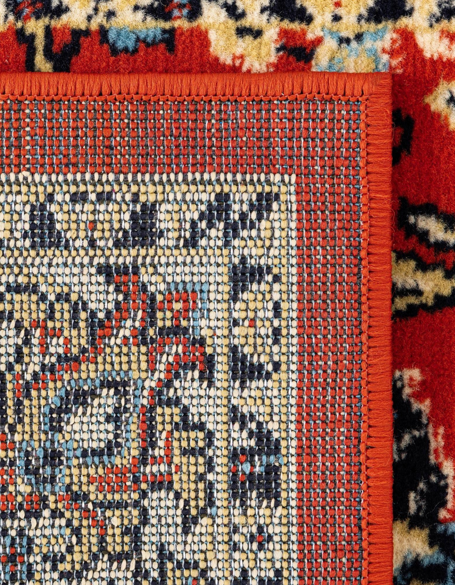 7' 10 x 7' 10 Kashan Design Square Rug