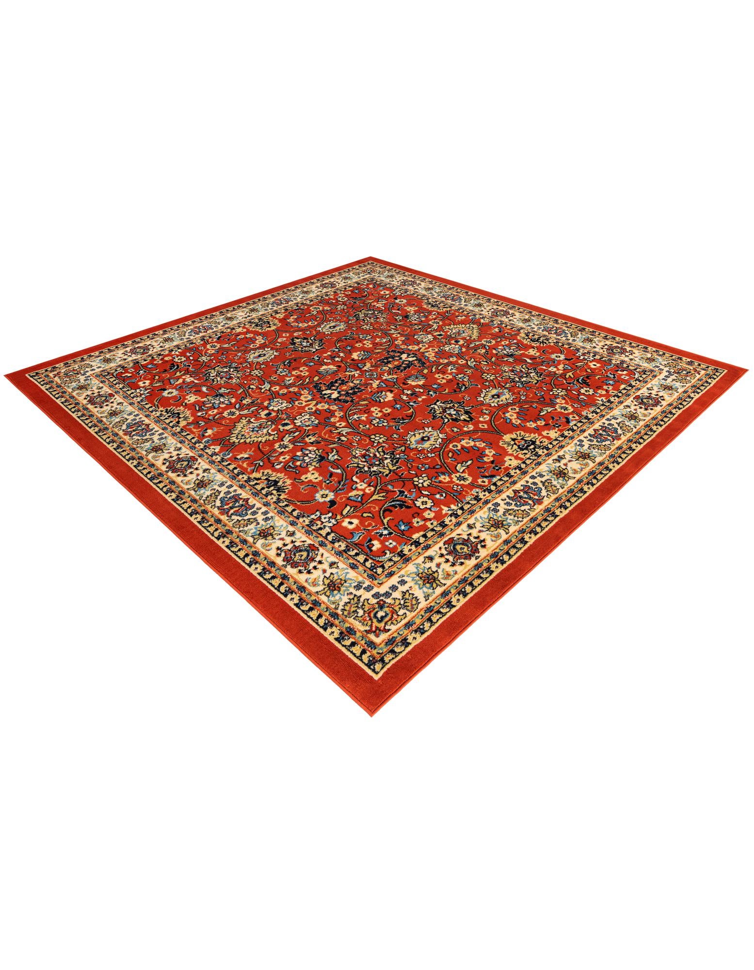 7' 10 x 7' 10 Kashan Design Square Rug