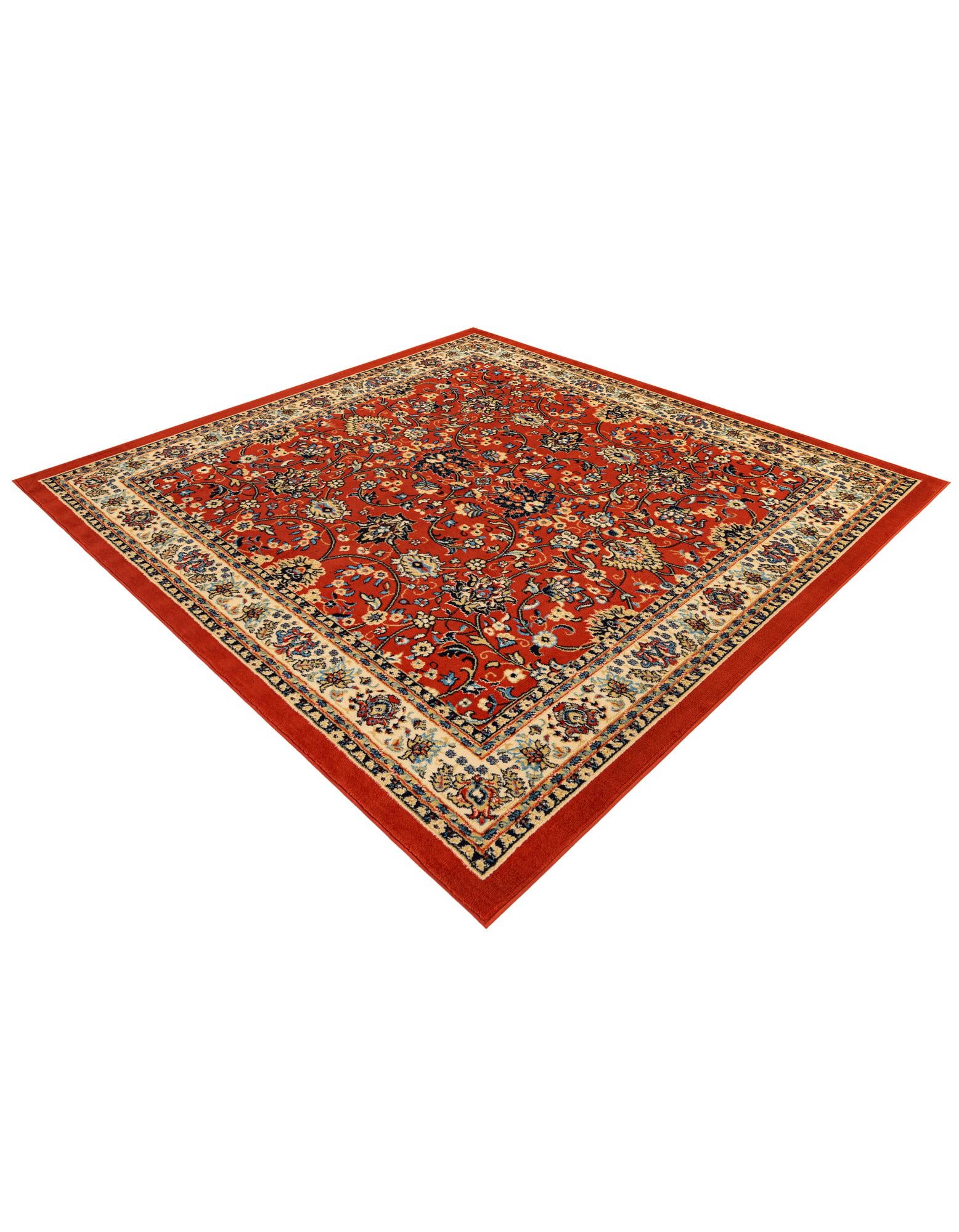 7' 10 x 7' 10 Kashan Design Square Rug