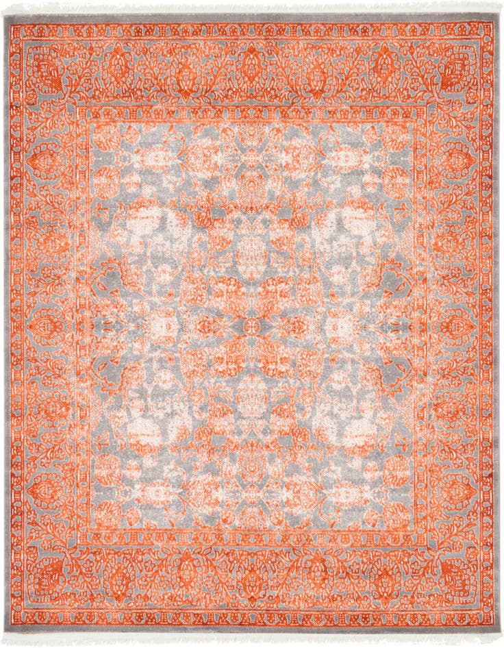 Detail image of 8' x 8' Modern Classical Square Rug