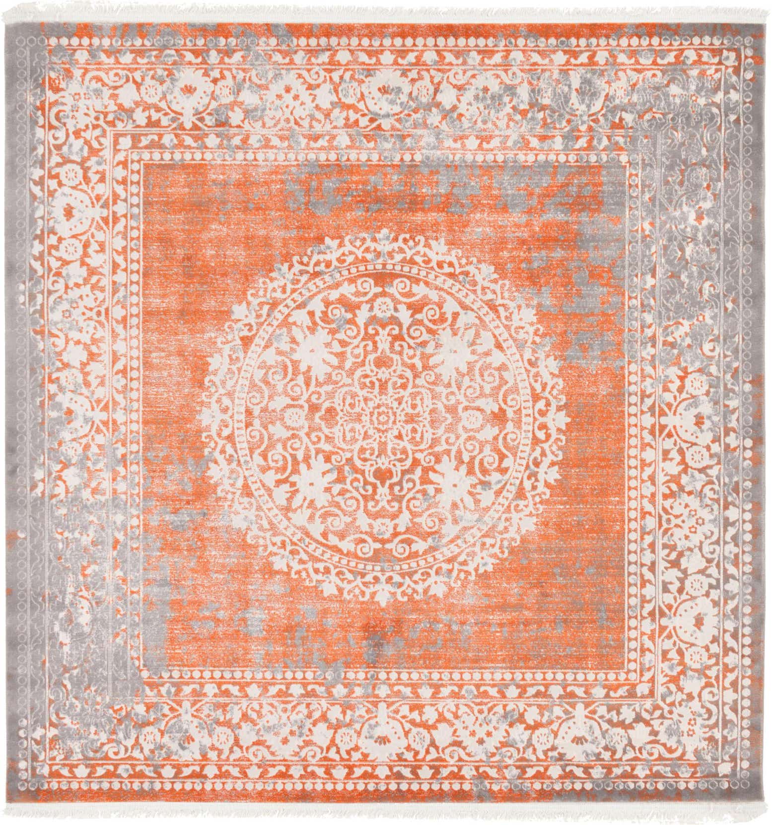 245cm x 245cm New Vintage Square Rug