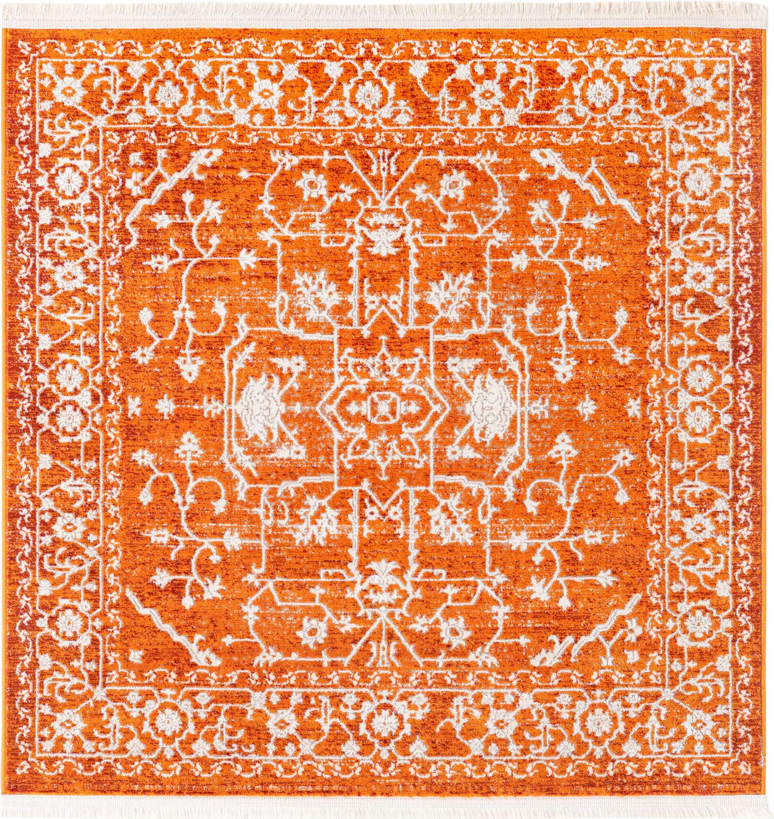 120cm x 120cm New Vintage Alfombra Cuadrado