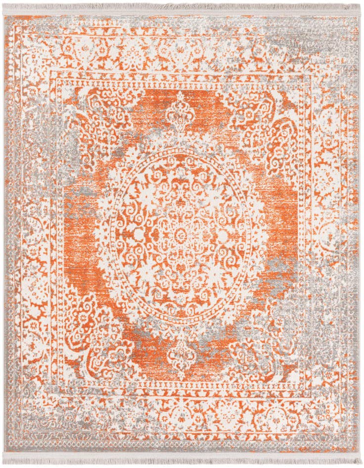 Detail image of 5' 3 x 5' 3 New Vintage Square Rug