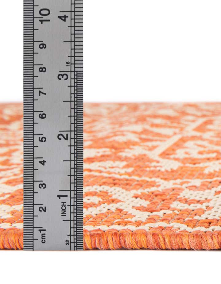 10' x 10' Easy-Clean Botanical Indoor / Outdoor Square Rug