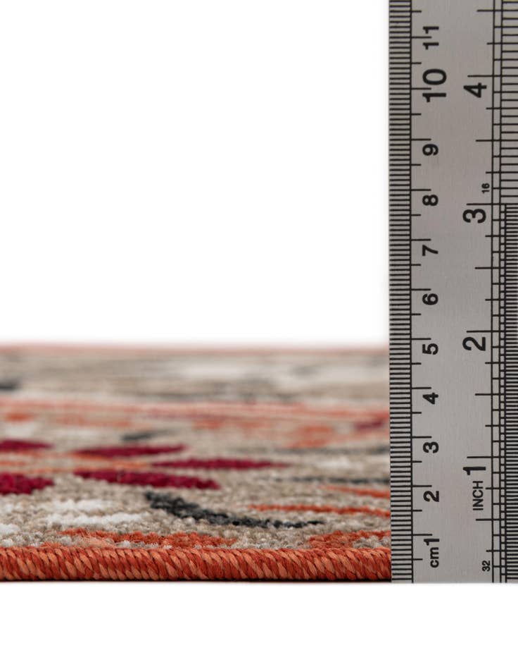 Detail image of 5' 3 x 5' 3  Washable Modern Indoor / Outdoor Square Rug