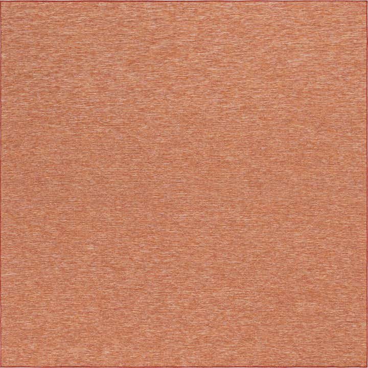 10' 2 x 10' 2 Easy-Clean Solid Indoor / Outdoor Square Rug