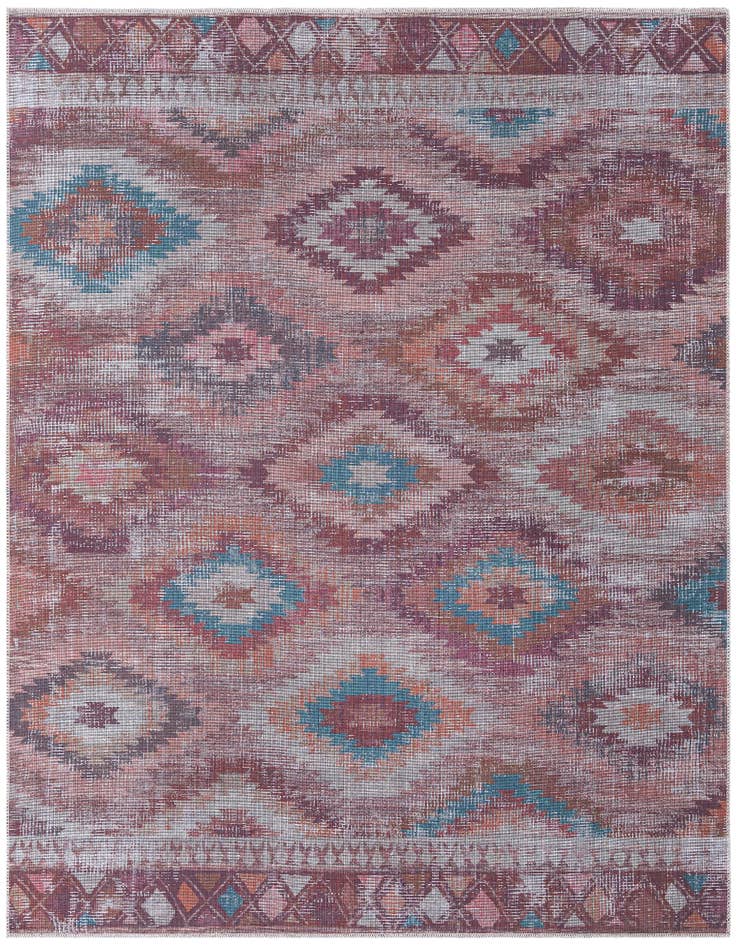 Detail image of 7' 3 x 7' 3 Washable Sisu Square Rug