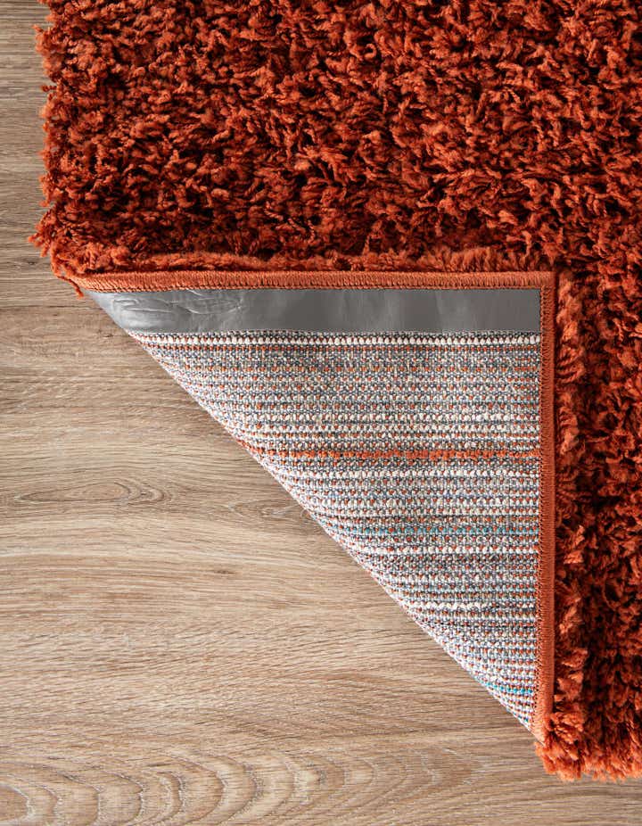 5' 3 x 5' 3 Solid Shag Square Rug