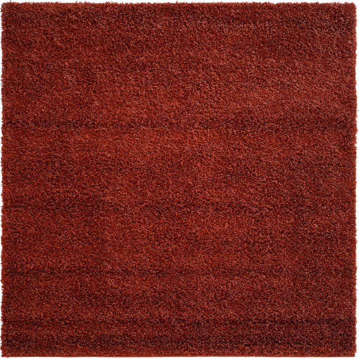 Detail image of 5' 3 x 5' 3 Solid Shag Square Rug