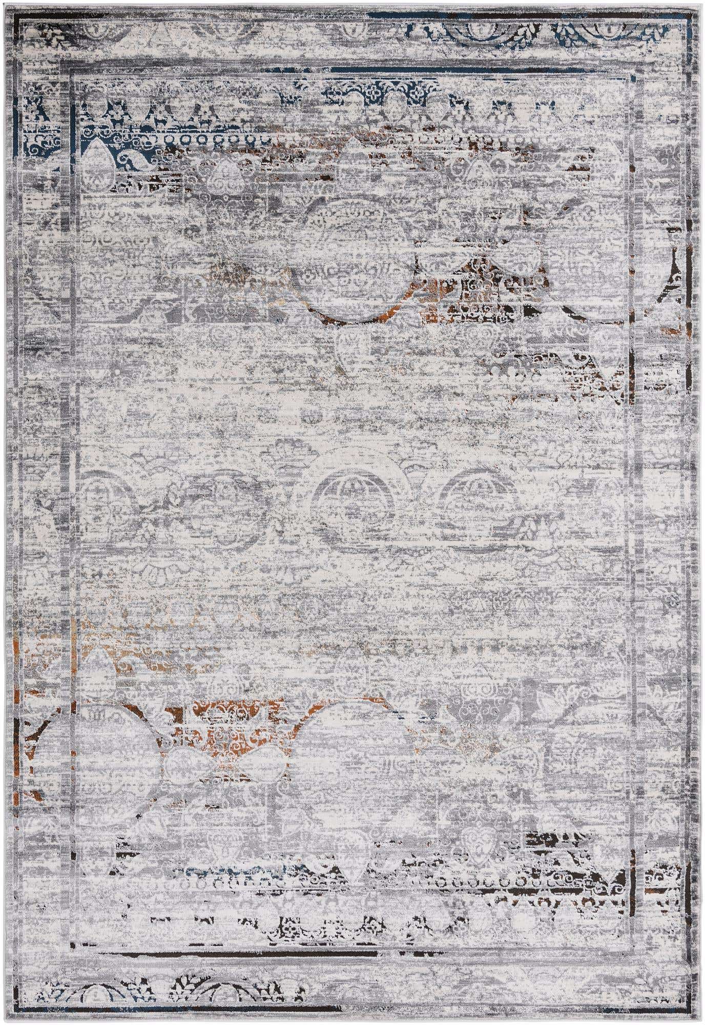 6' x 9' Thrupp · Border rug, multi