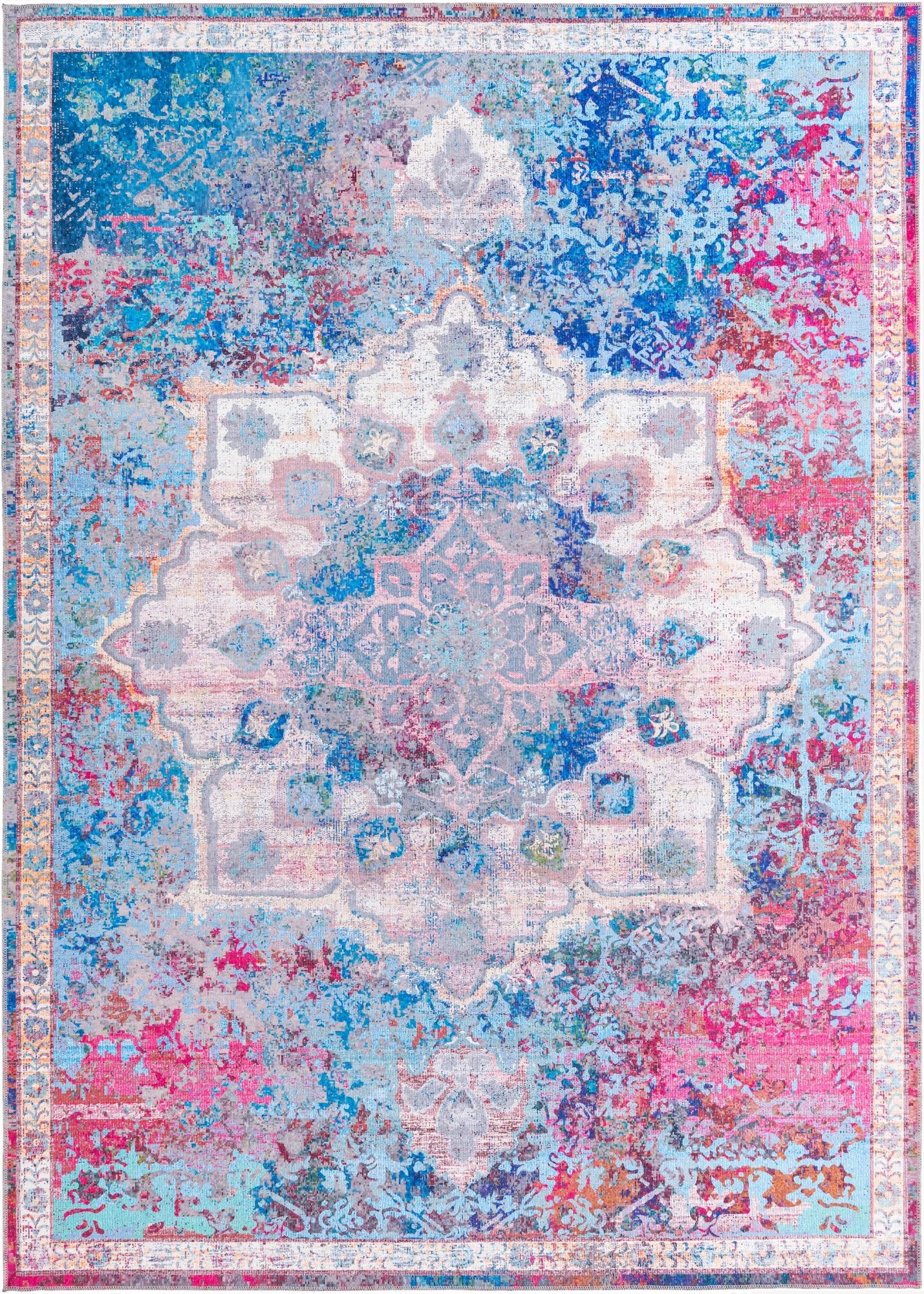 Primary image 7' 10 x 11'  Washable Renaissance Rug