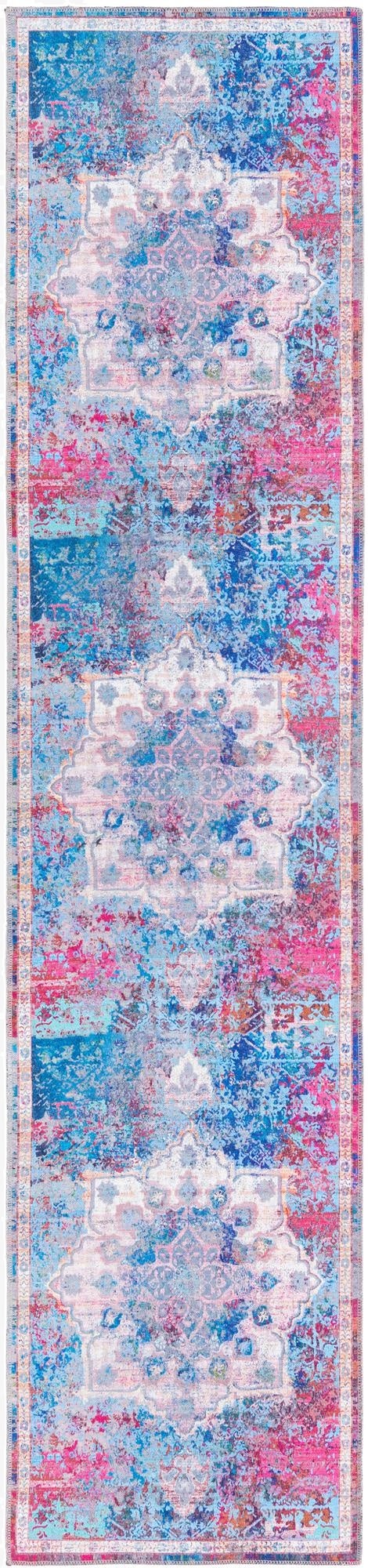 2' 7 x 12' Washable Francesca Runner Rug