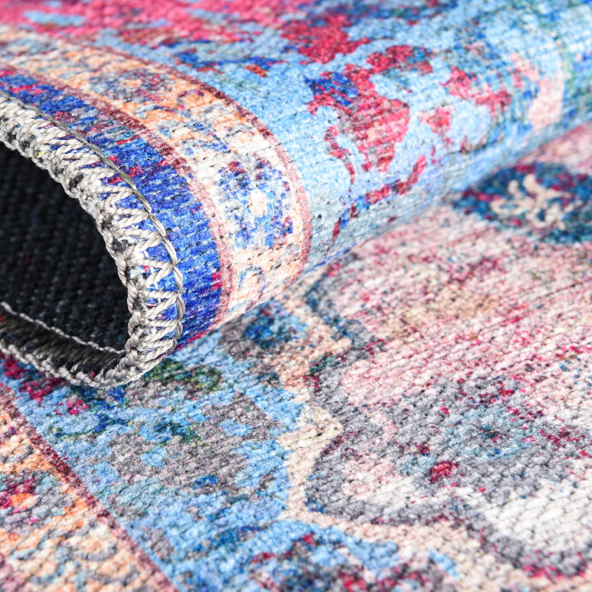 2' 7 x 12' Washable Renaissance Runner Rug