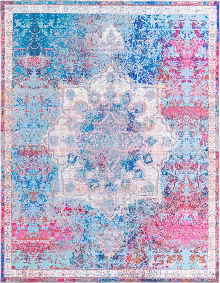 Detail image of 10' 6 x 10' 6 Washable Renaissance Square Rug