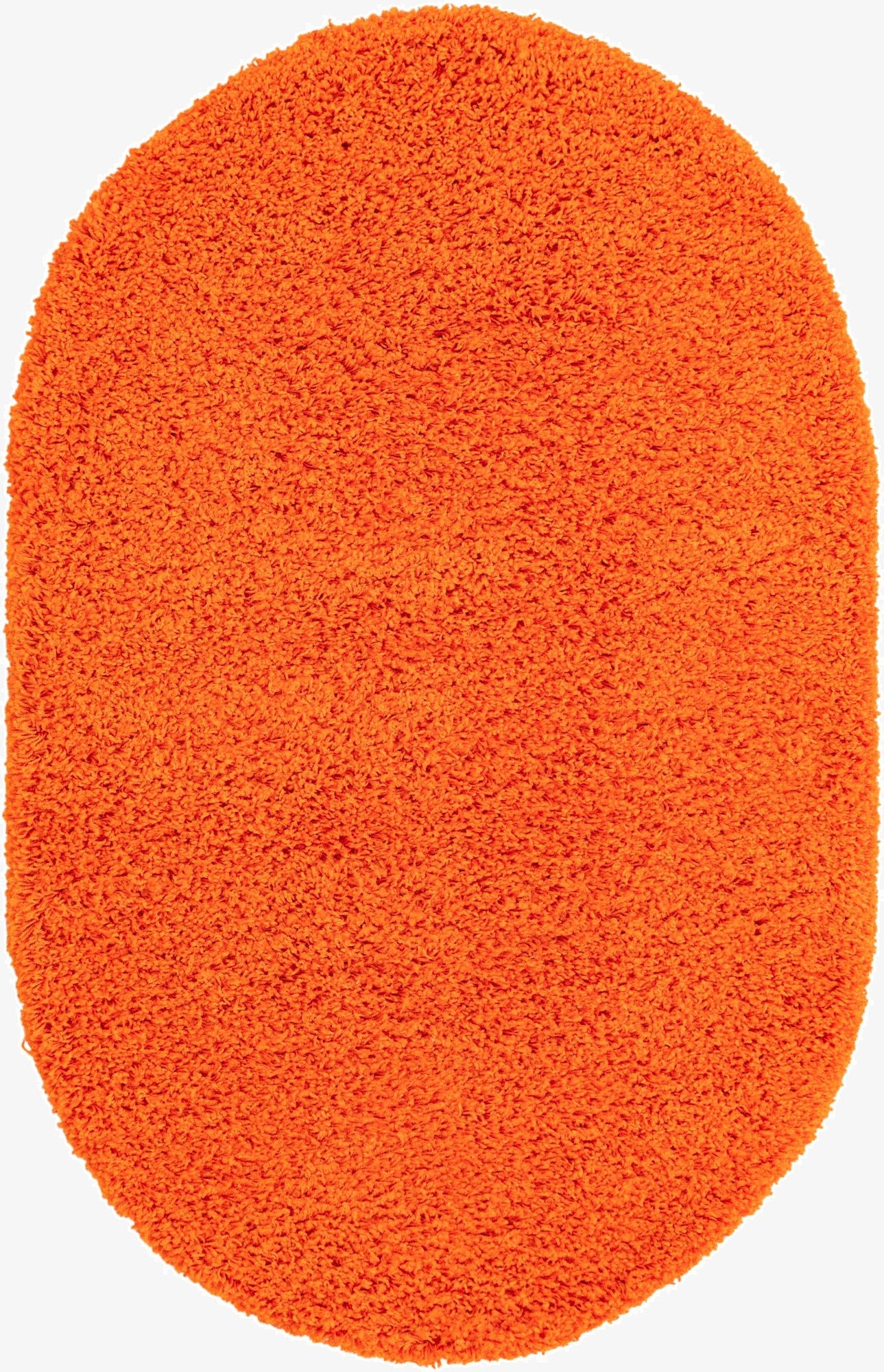 Primary image 3' x 5' 3 Solid Shag Oval Rug
