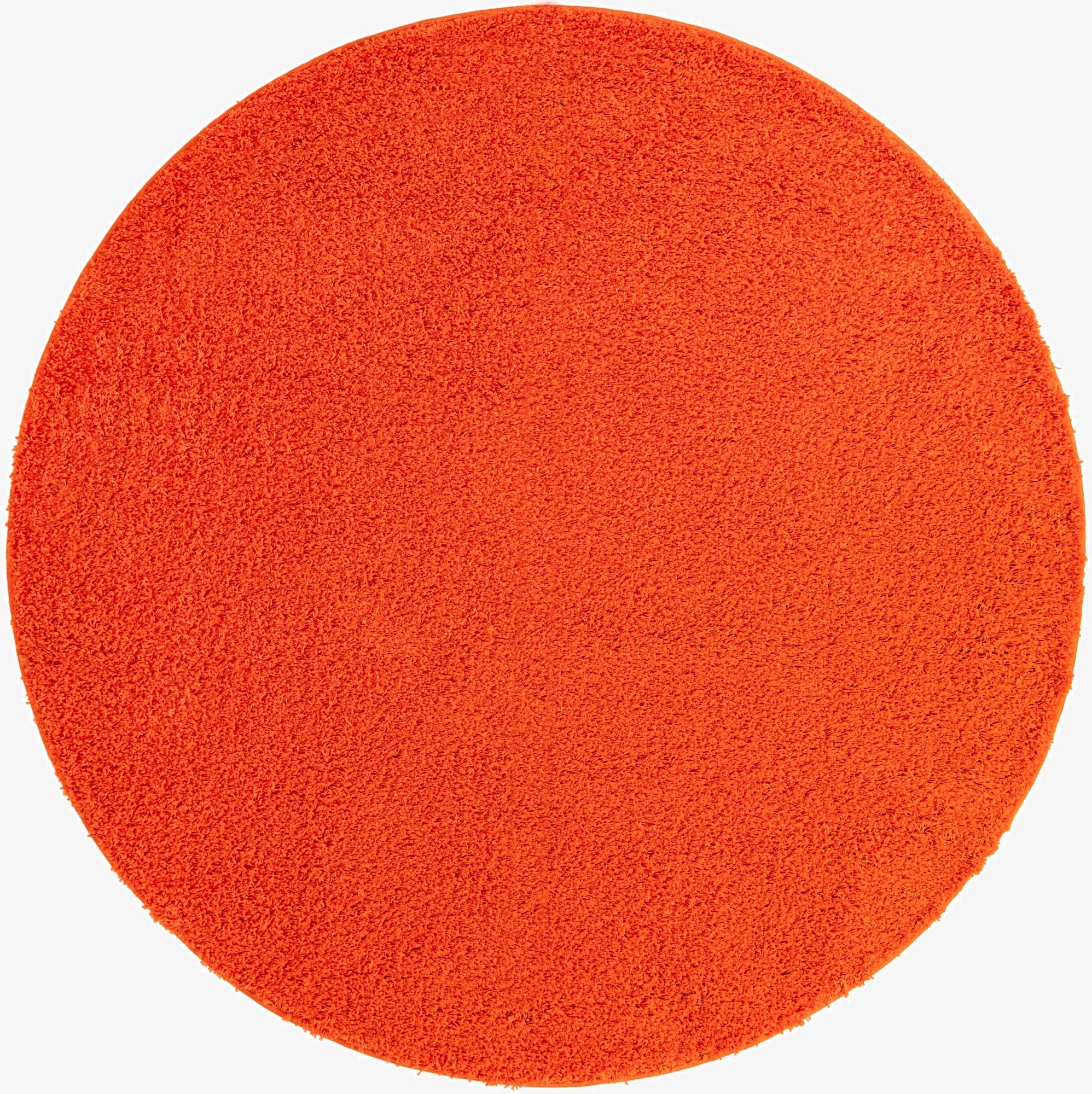 Primary image 7' 10 x 7' 10 Solid Shag Round Rug