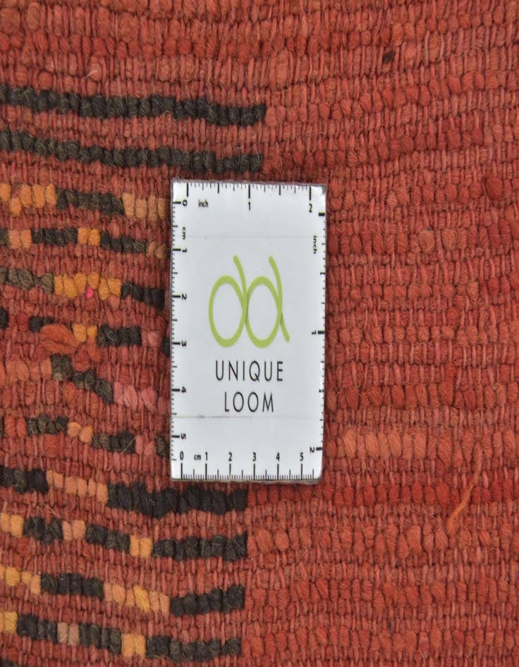 Detail image of 6' 3 x 11' 3 Hand Knotted Moroccan Wool Runner Rug