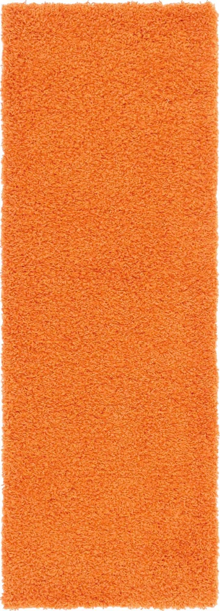 2' x 6' Solid Shag Runner Rug
