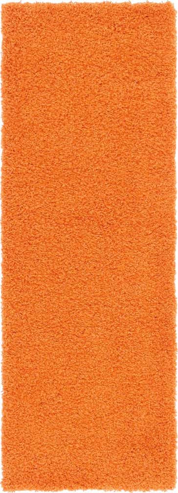 2' x 6' Solid Shag Runner Rug