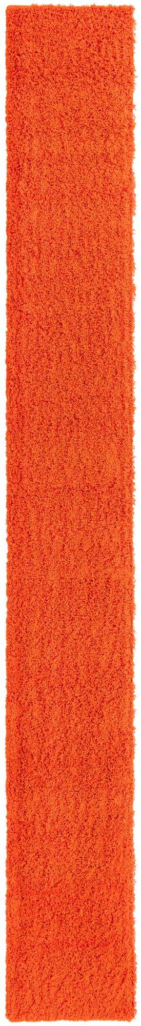 2' 7 x 19' 8 Solid Shag Runner Rug