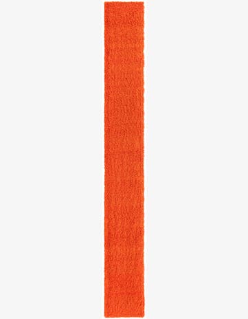 2' 7 x 19' 8 Solid Shag Runner Rug